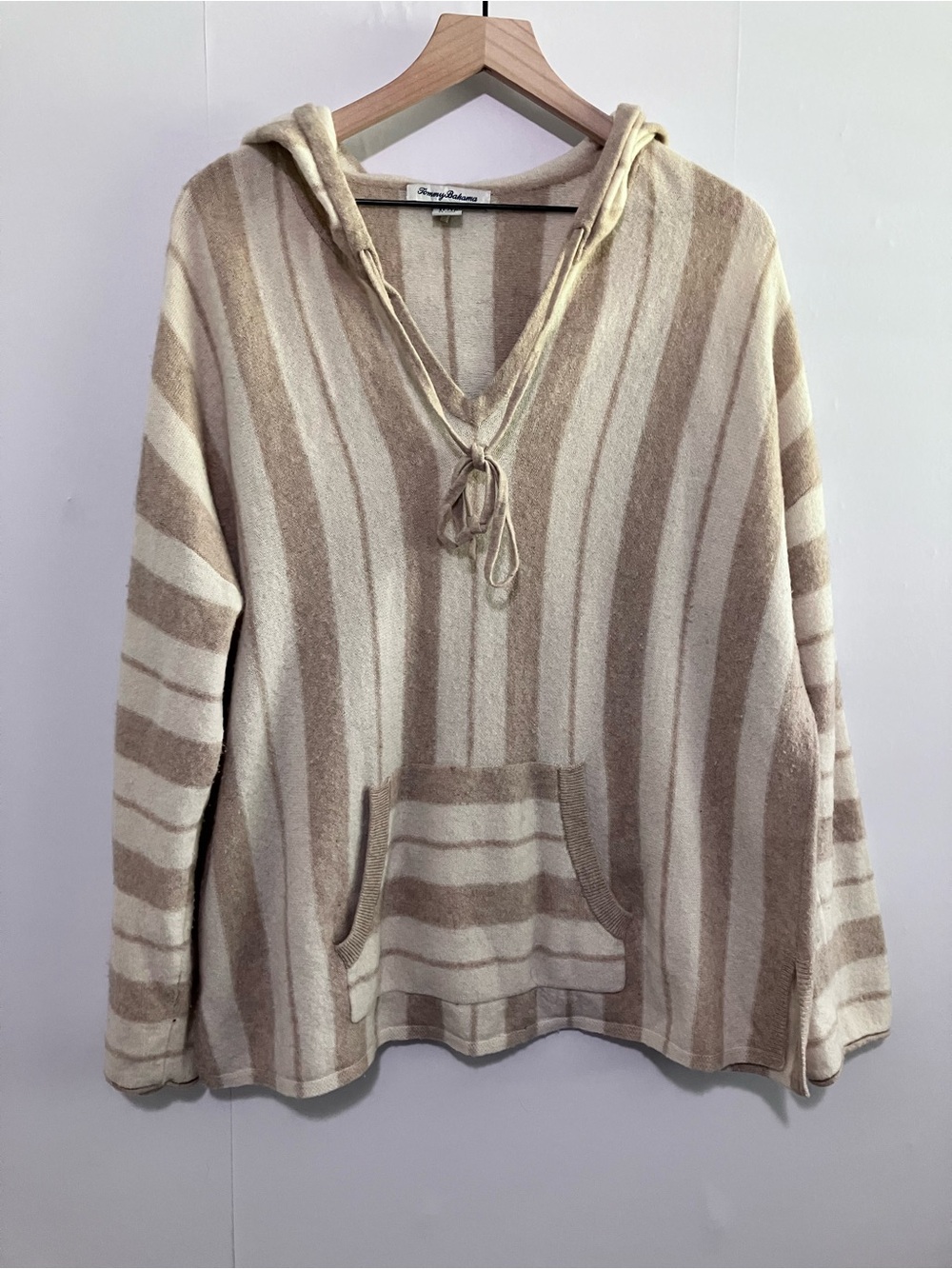 Tommy Bahama Wool and Cashmere Stiped Sweater Size XL